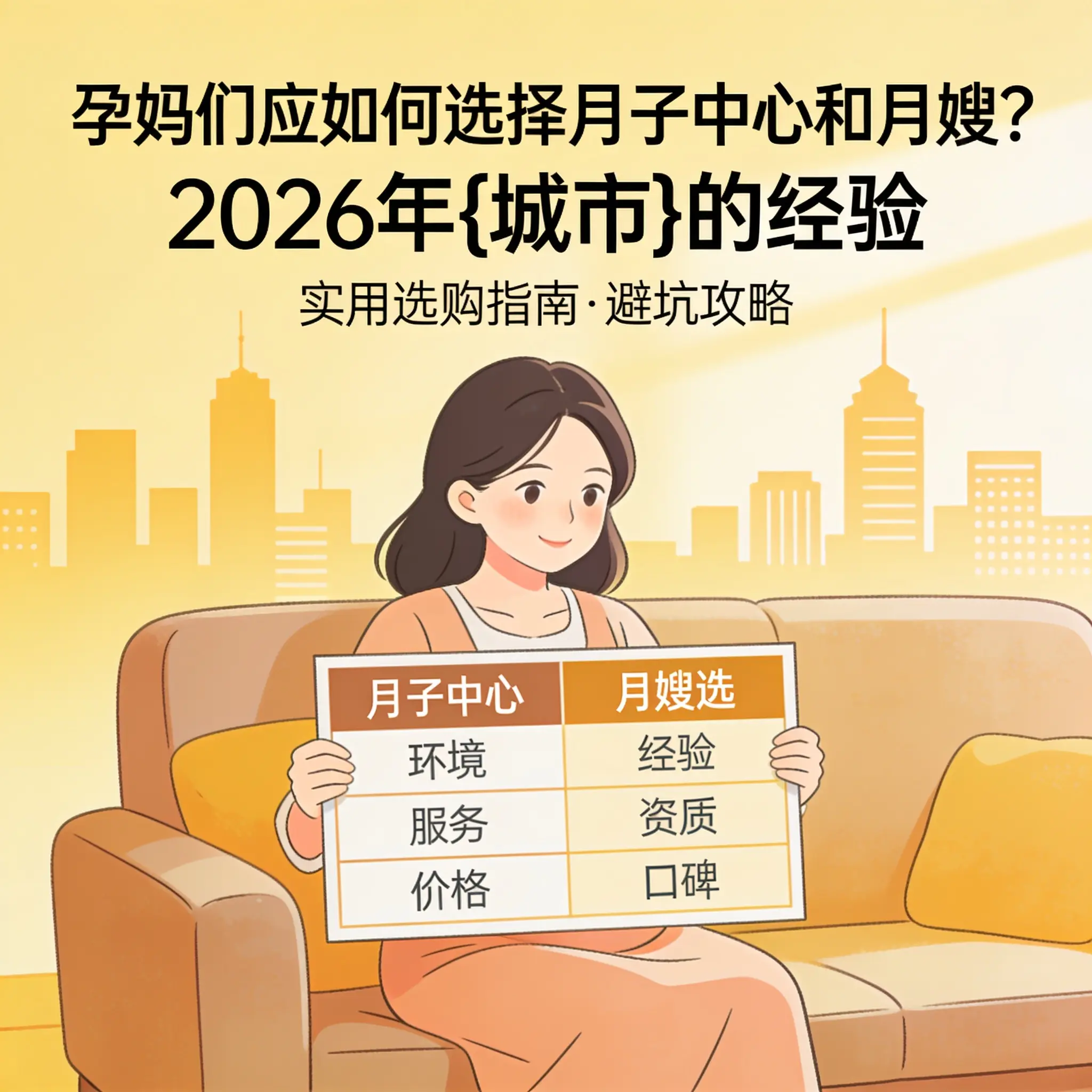 孕妈们应如何选择月子中心和月嫂？2026年乌当的经验